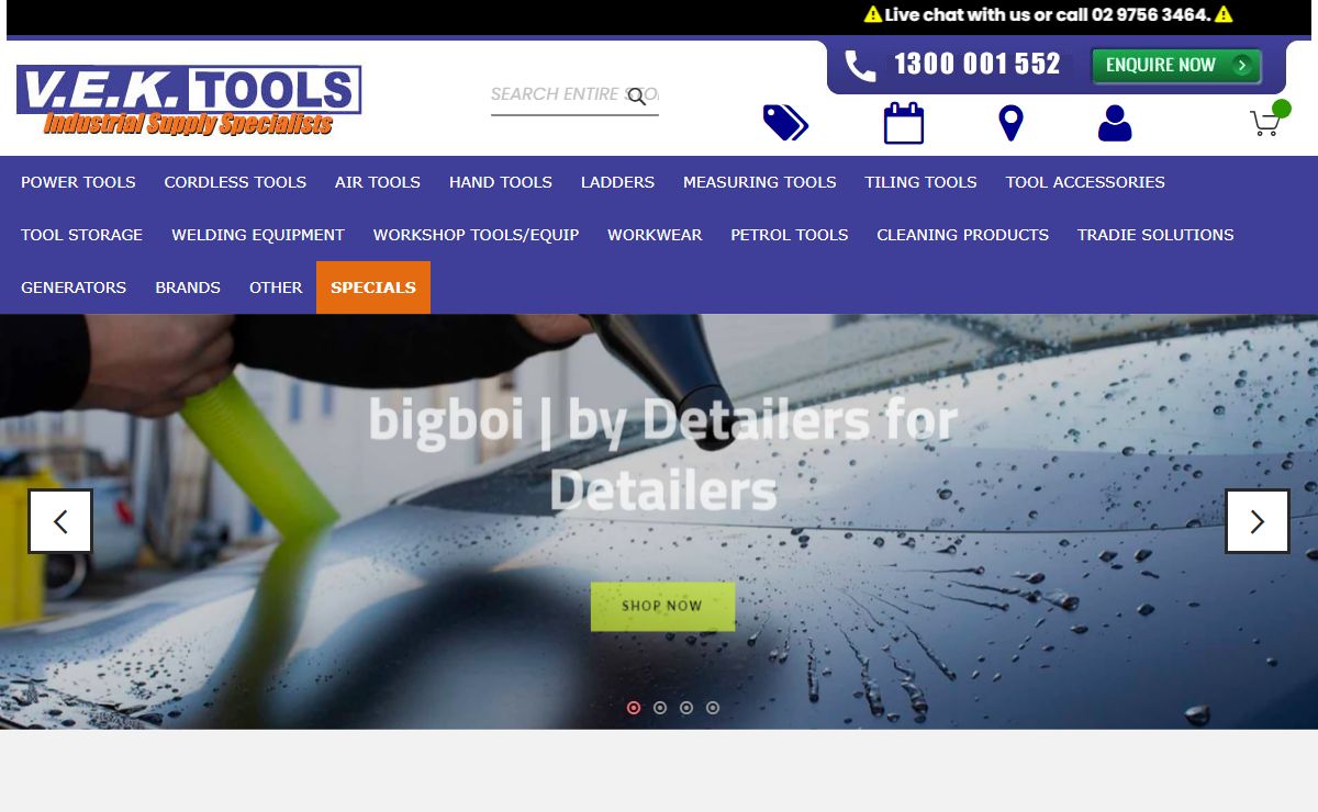 VEK TOOLS Specialist in Power Tools, Hand Tools, Air Tools & Air Compressors
