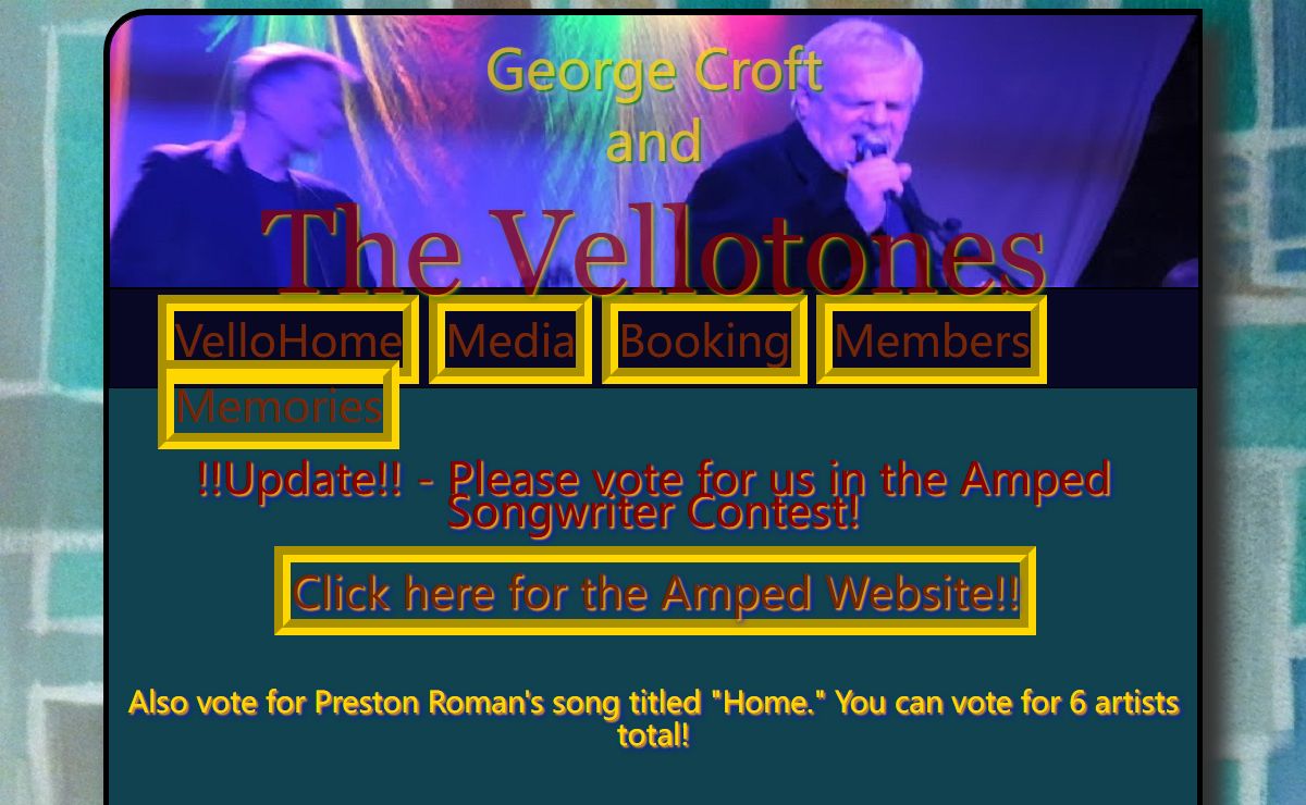 George Croft and the Vellotones