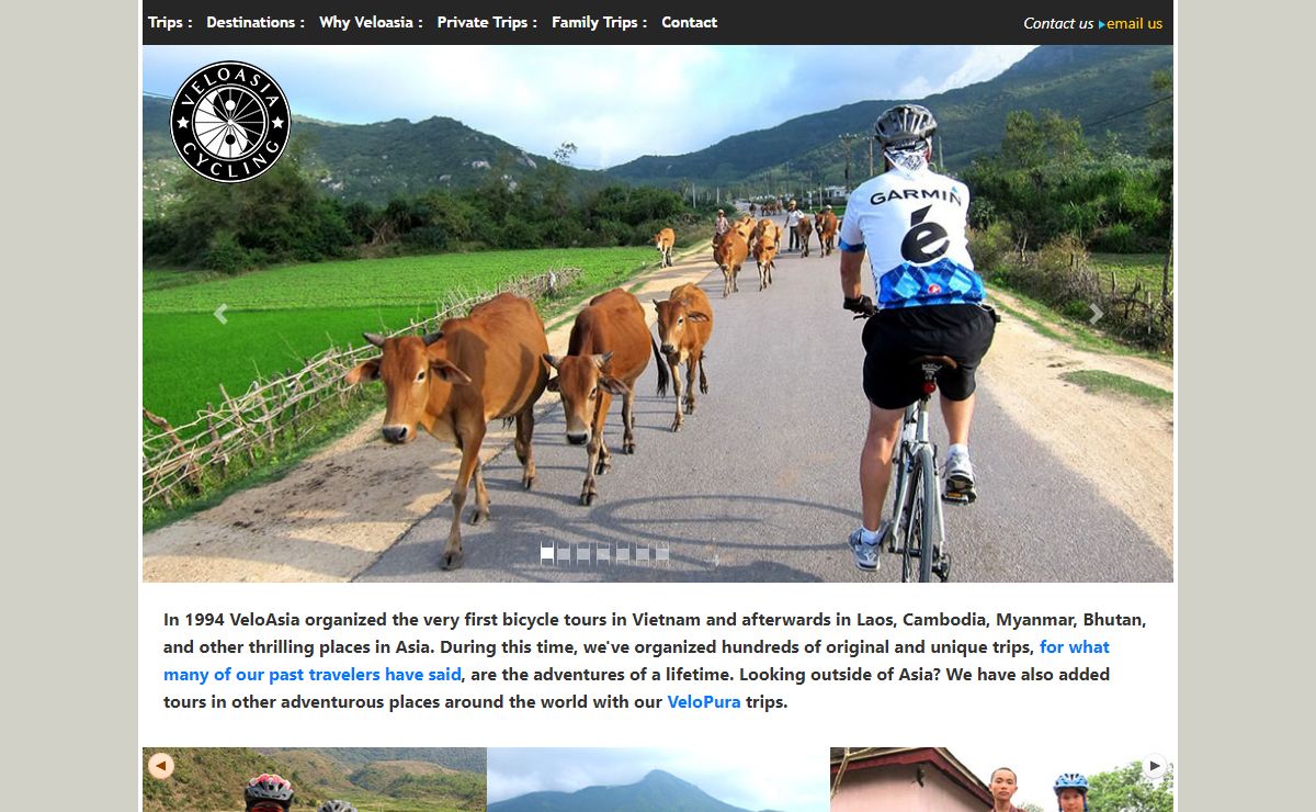 Vietnam, Japan, Thailand, Myanmar Bike Tours with VeloAsia