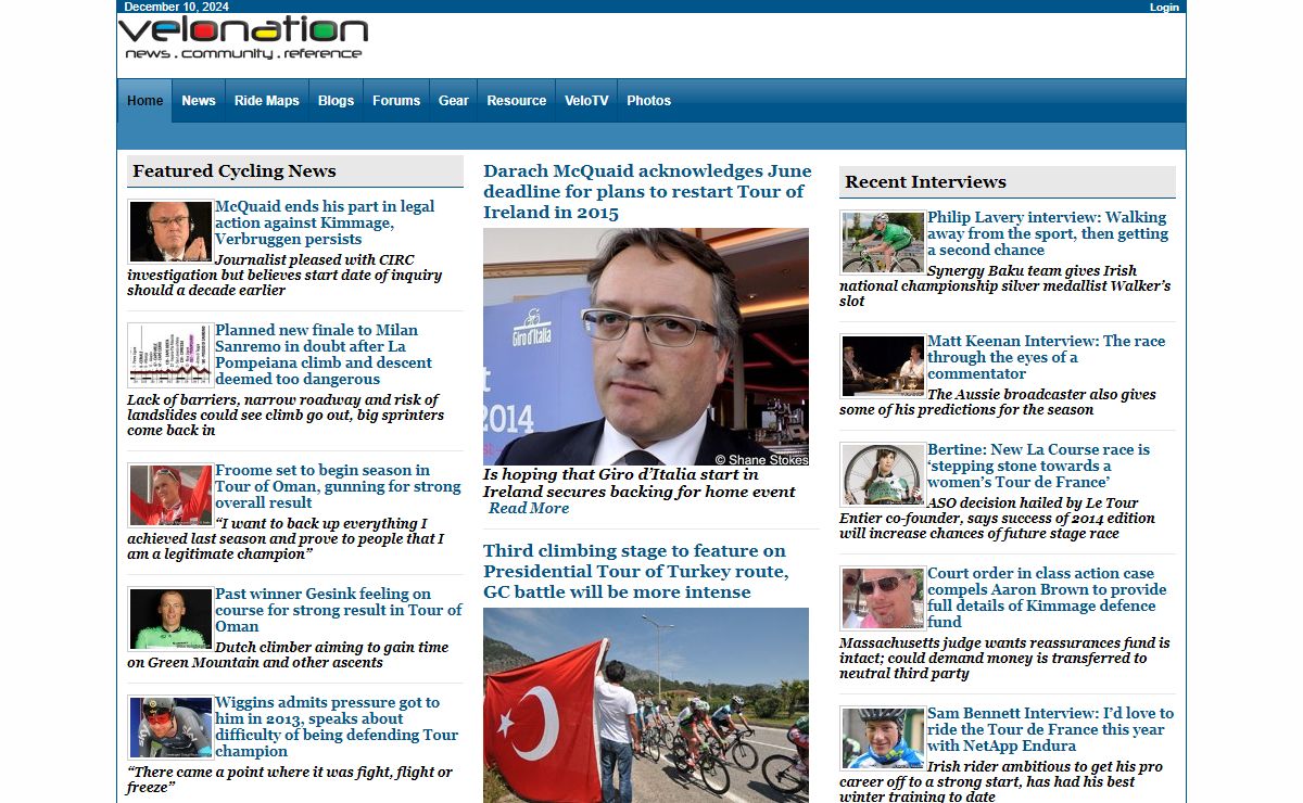 Cycling News, Race Results & Bicycle Equipment Reviews | VeloNation