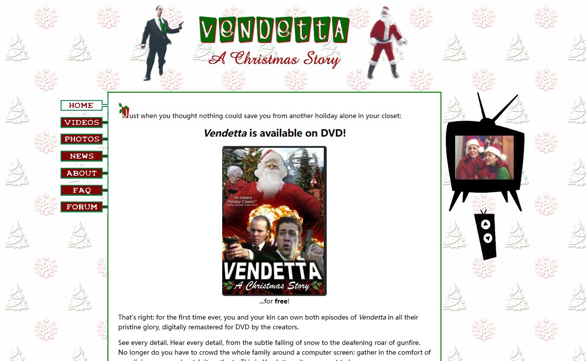 Vendetta : A Christmas Story : Home