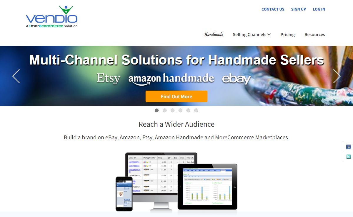Ecommerce Software Solutions w/ Vendio