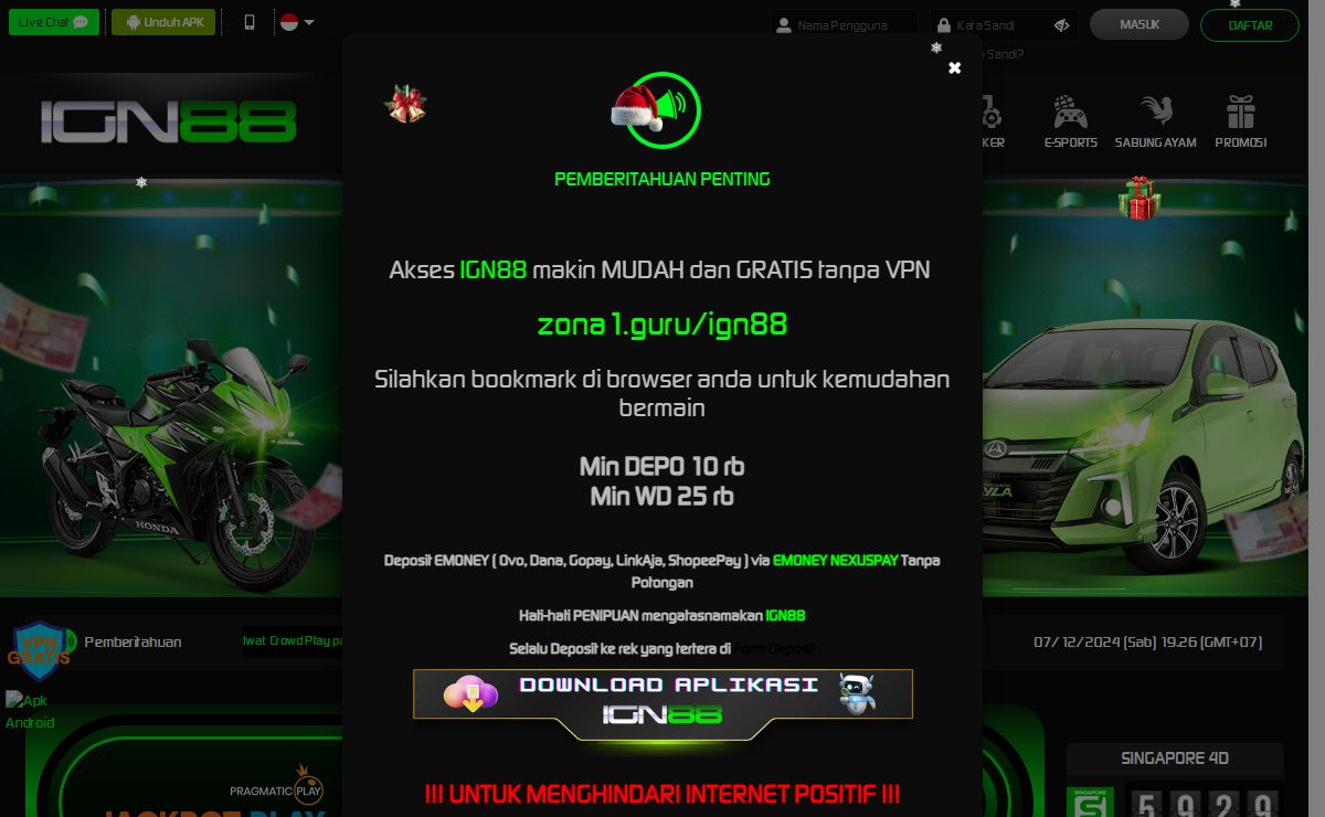 IGN88: Situs Judi Slot Online Dewa Slot88 Gacor Hari Ini Resmi Terbaru