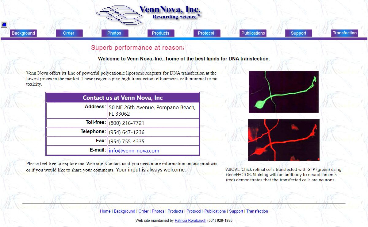 Venn Nova, Inc - Rewarding Science (TM)