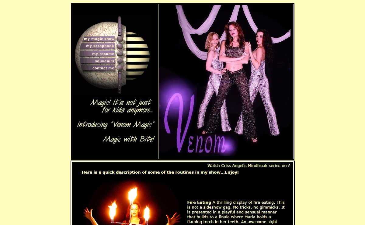 America's Sexiest Magician, Maria, The SnakeBabe