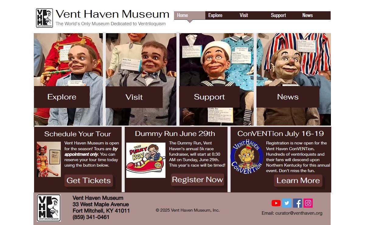 Vent Haven Museum--the World's Only Museum of Ventriloquism