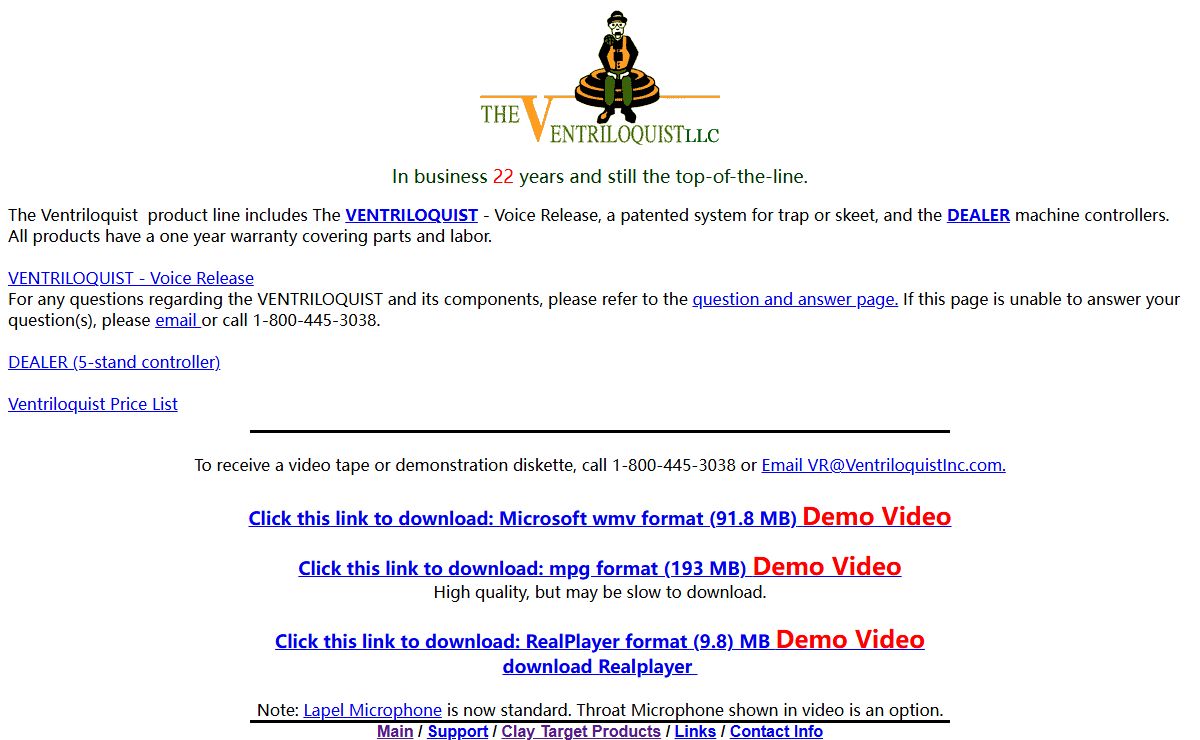 Skeet Shooting Products: Ventriloquist