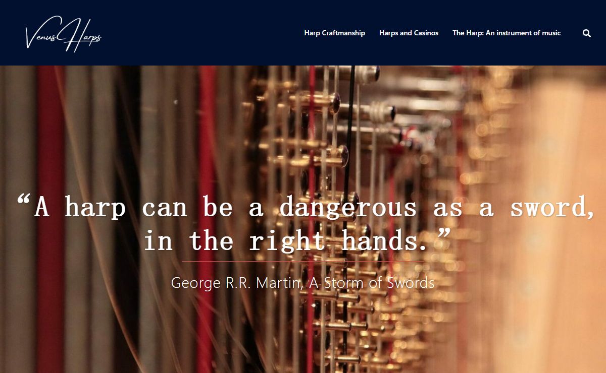 venusHarps.com - Classical Harps