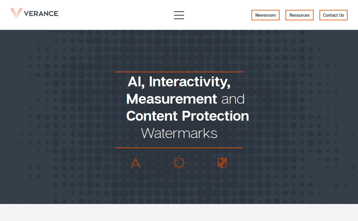 Verance Watermarking Suite: AI Watermark, Interactivity Watermark & More
