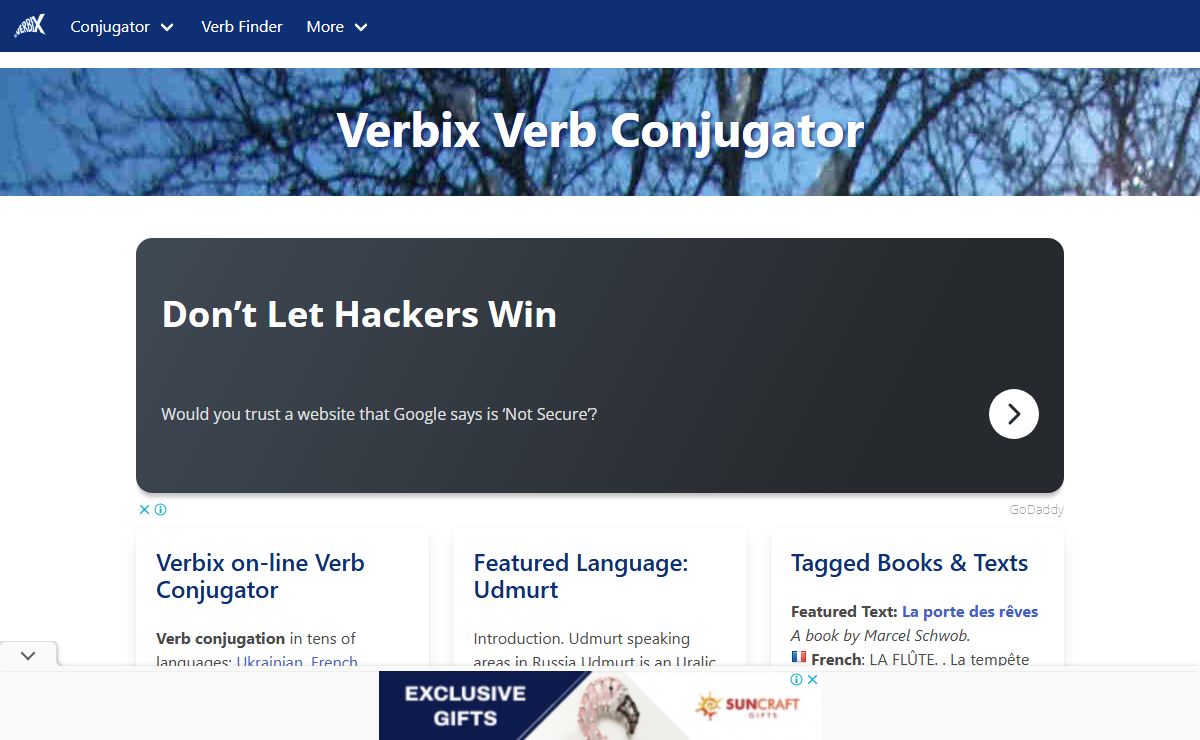Verbix verb conjugator