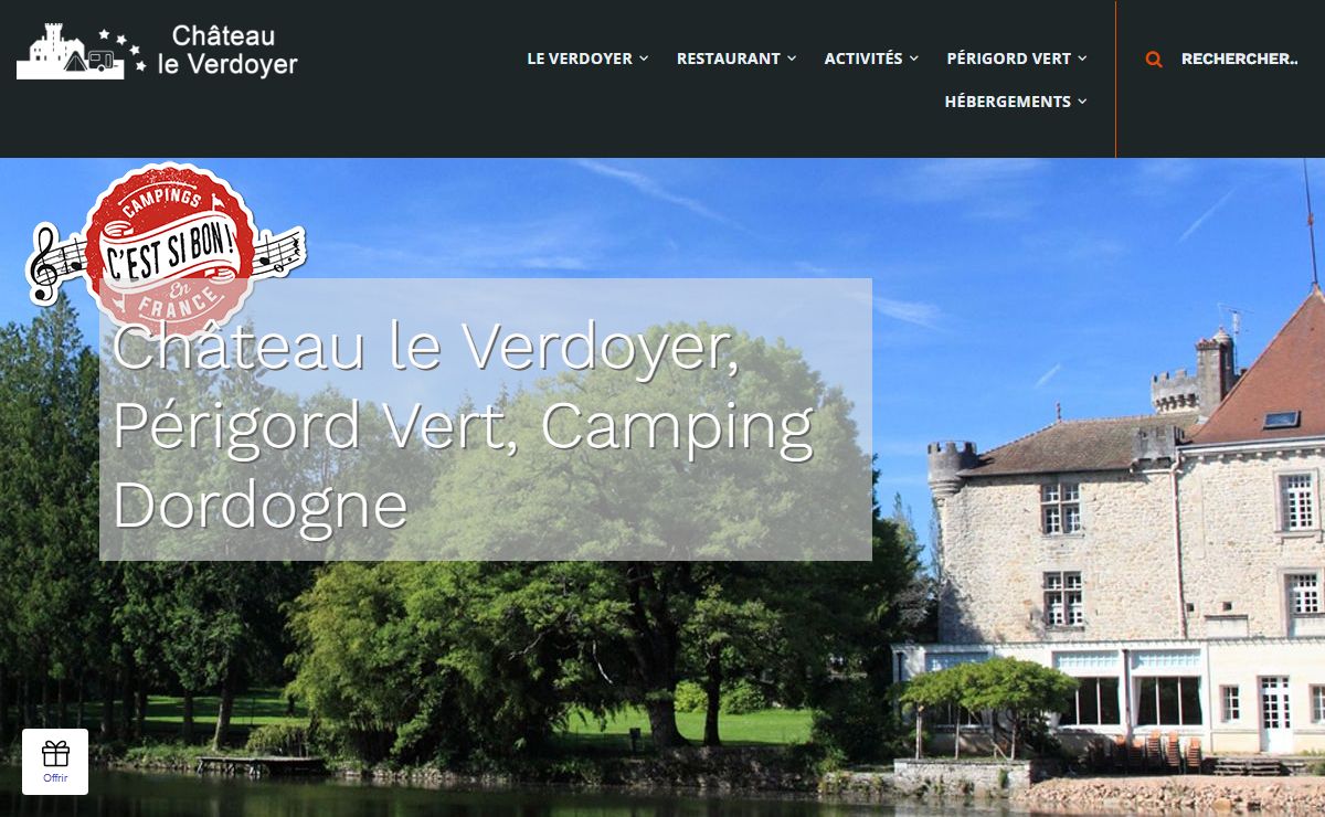 Camping Dordogne 4 étoiles - Château le Verdoyer |