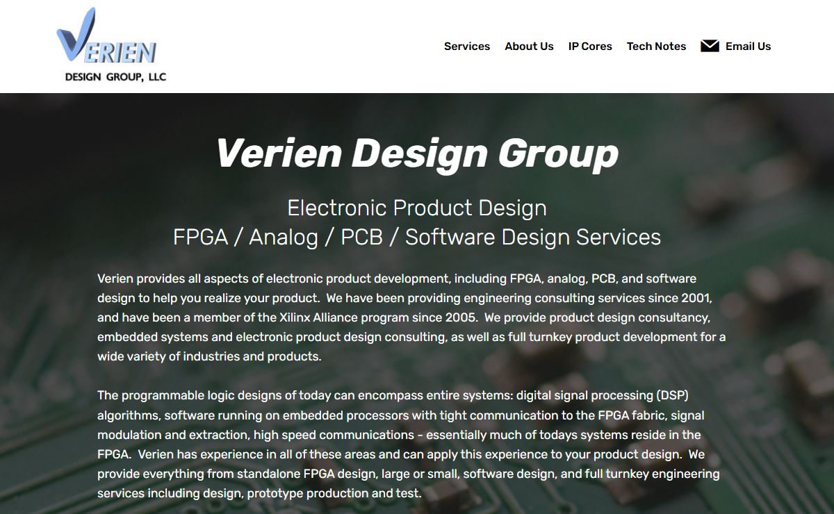 Electronic Product Design Services - Verien Design Group