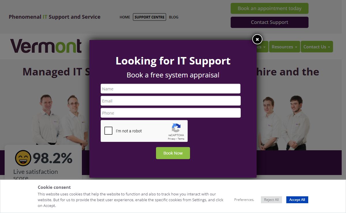IT Services Hampshire I Leading IT Support Company I Vermont IT Support & IT Solutions