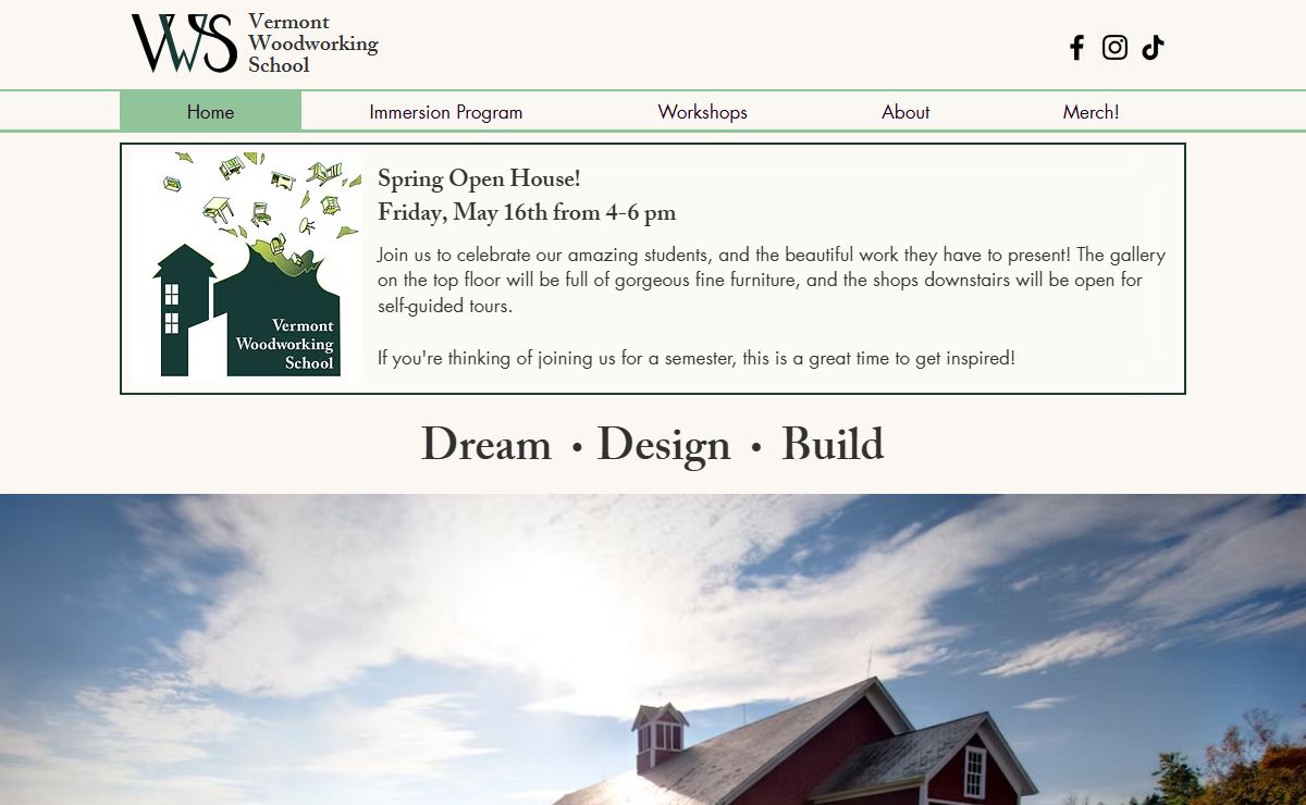 Home | Vermont Woodworking School