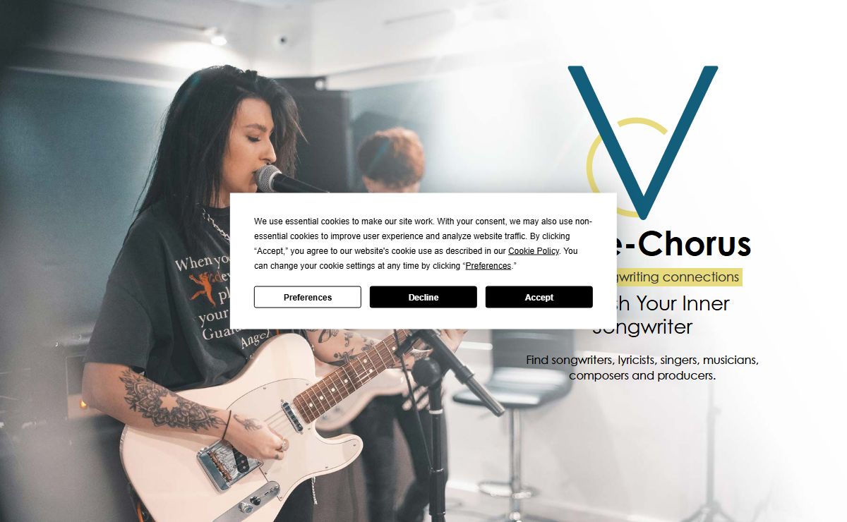 Verse Chorus songwriting connections | Find a Songwriting Partner