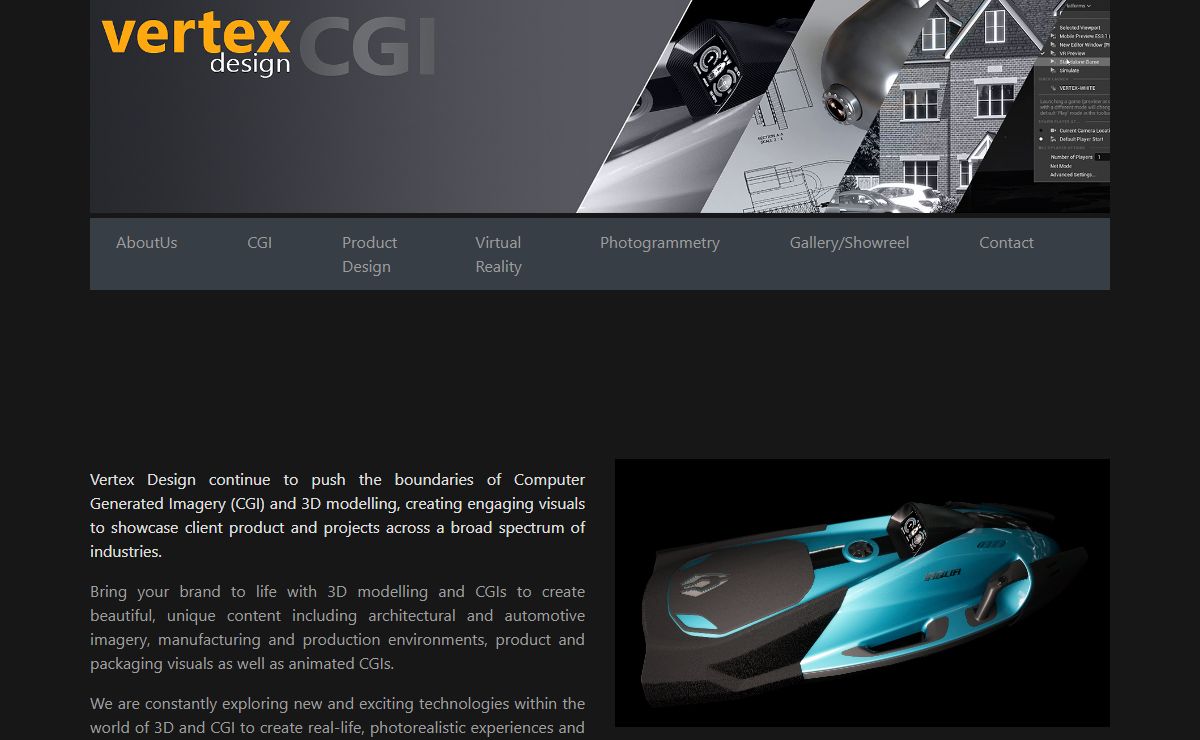 Vertex Design::For all your CGI requirements.