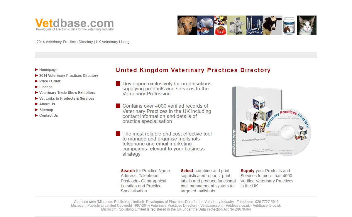 2014 Veterinary Practices Directory | UK Veterinary Listings Of Clinics and Surgeries