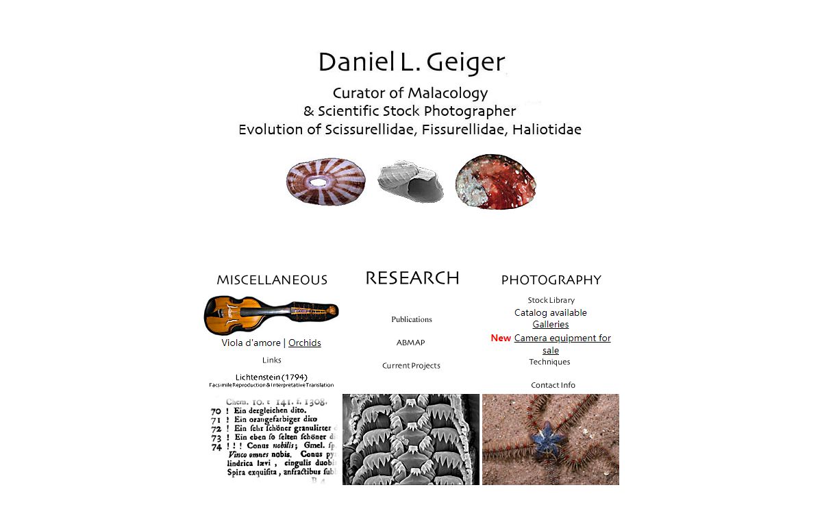Daniel Geiger's Homepage