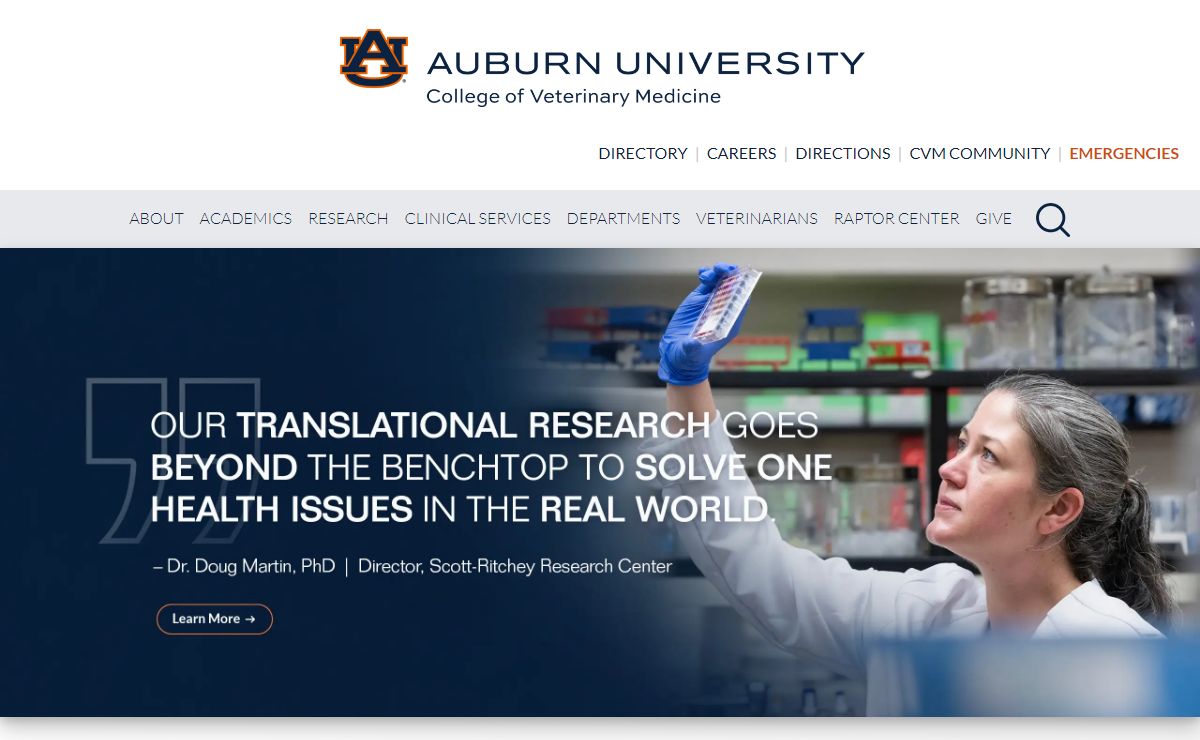 Home - Auburn University College of Veterinary Medicine