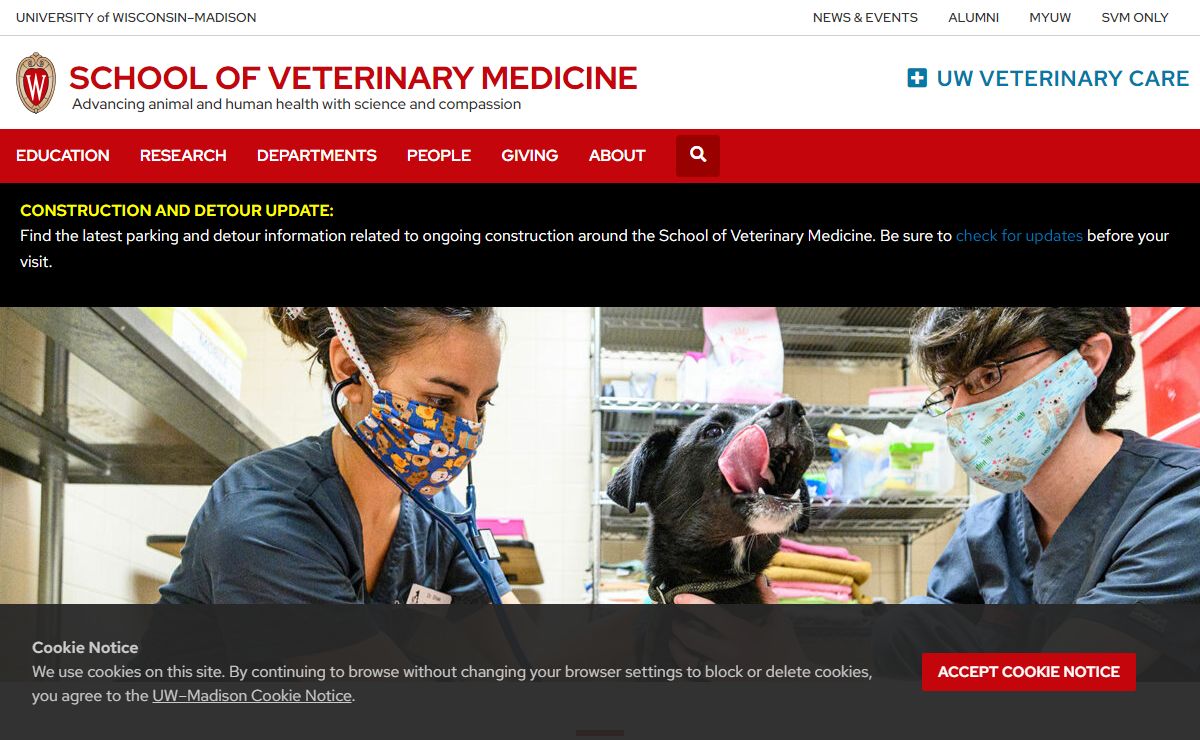 University of Wisconsin School of Veterinary Medicine