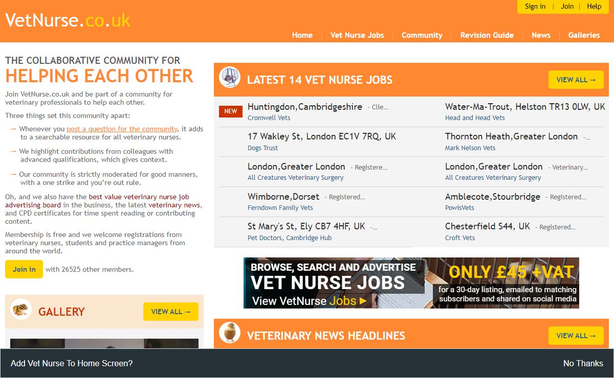 Veterinary Nurses Forums, Jobs and News - Vet Nurse - Vet Nurse