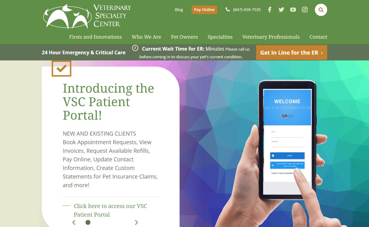 Home - Veterinary Specialty Center
