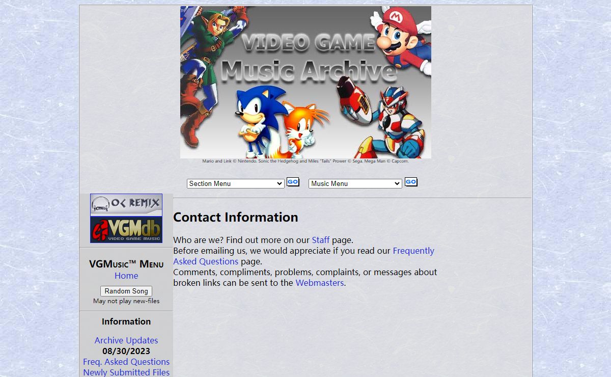VGMusic - 31806 Game Music MIDI files