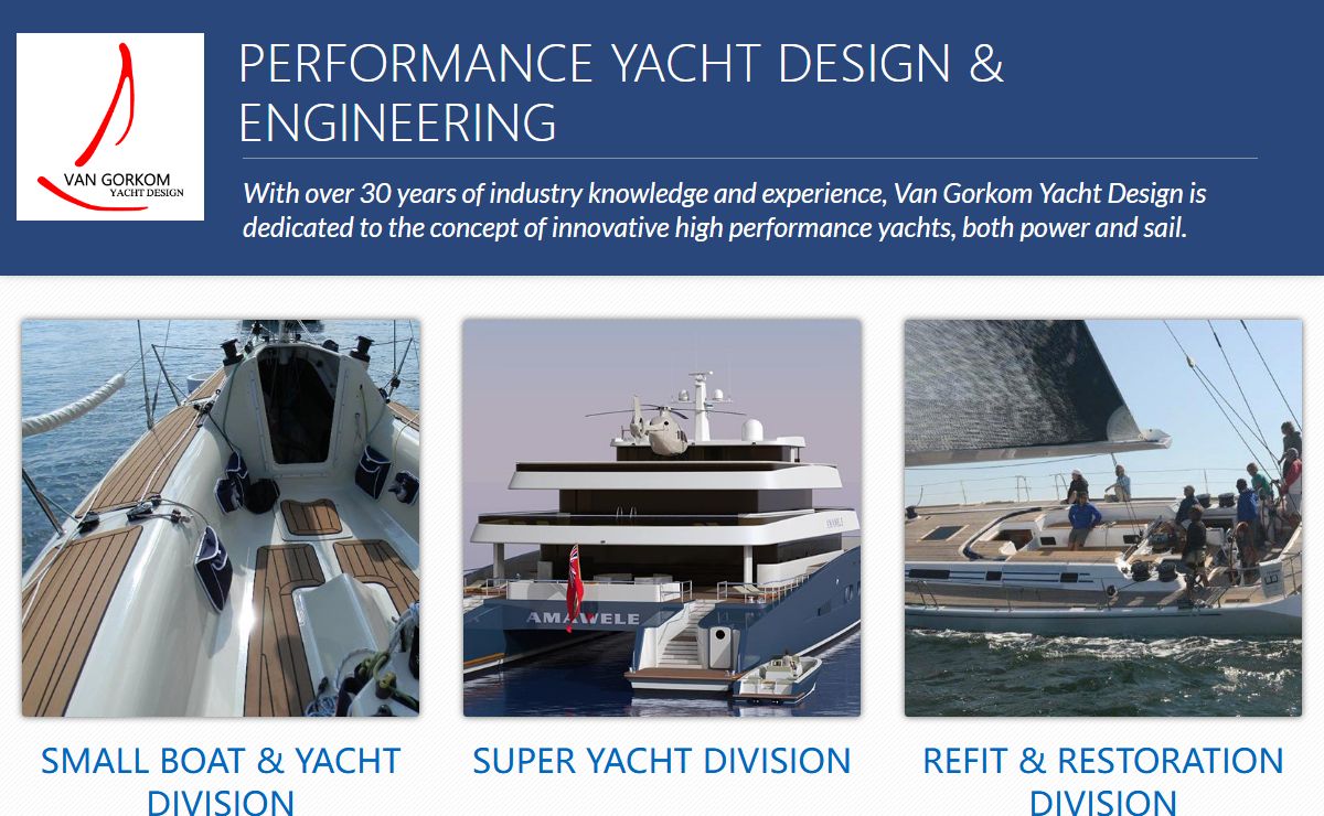 Performance Yacht Design & Engineering | Van Gorkom Yacht Design