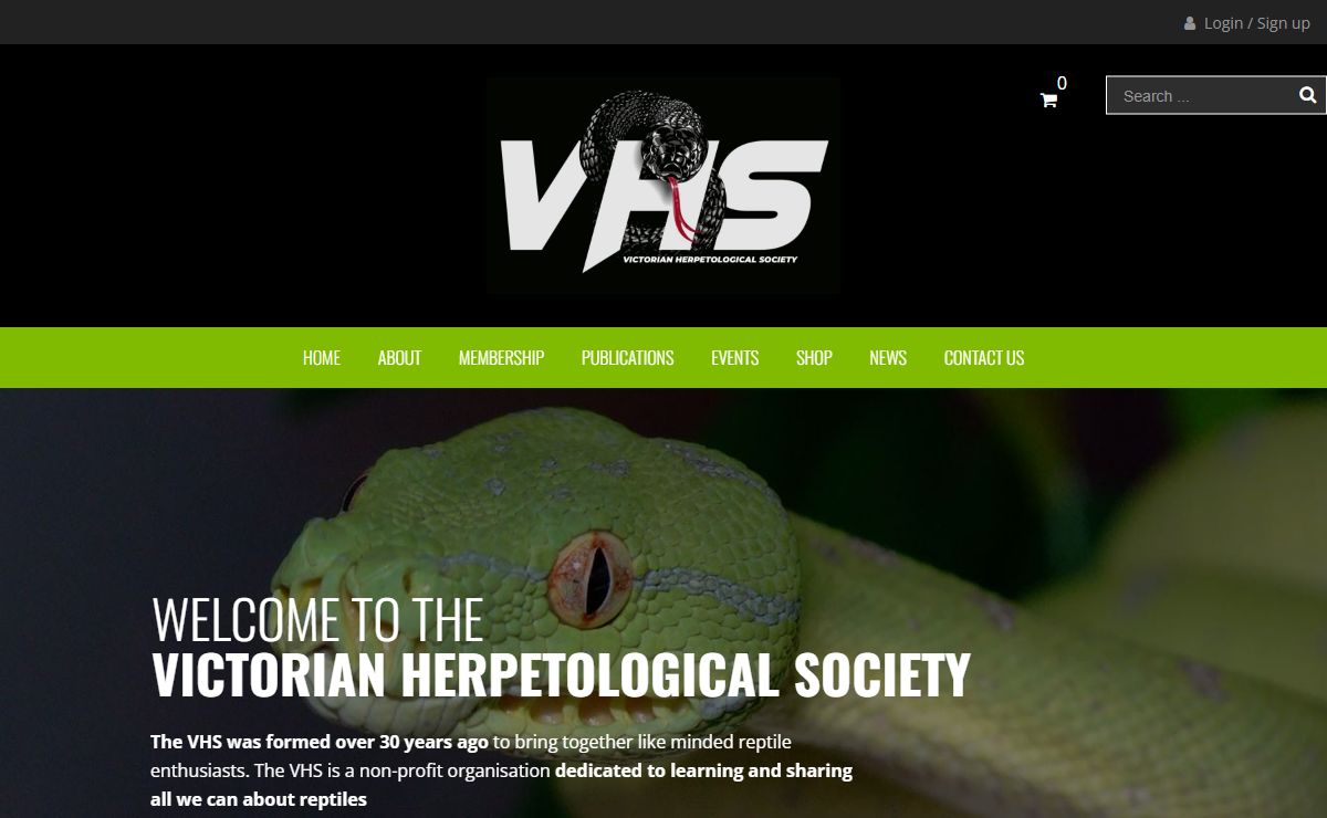 Victorian Herpetological Society - VHS - Non-Profit Reptile Organisation
