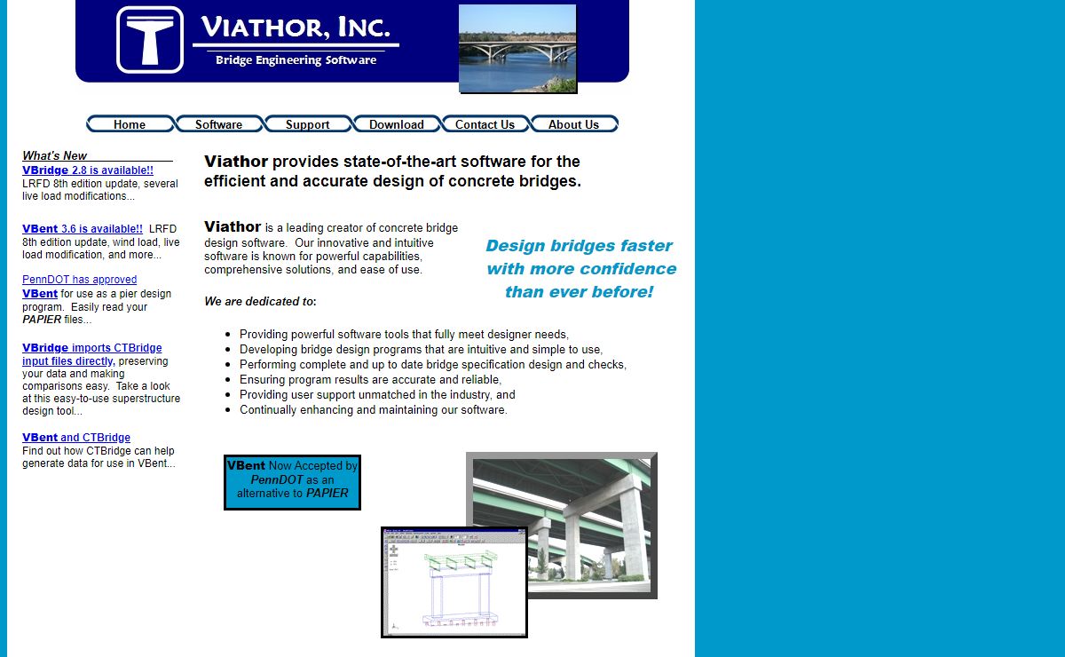 Bridge Design Software by Viathor, Inc.
