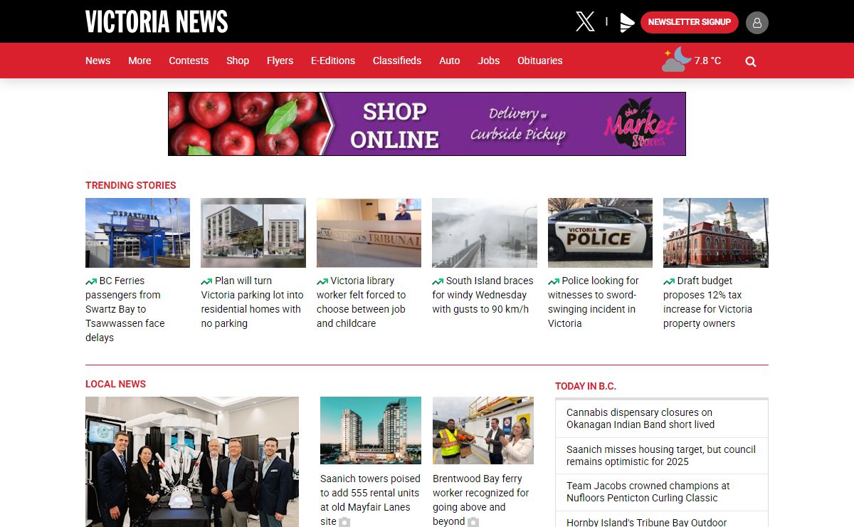 Welcome to the Victoria News - Greater Victoria News