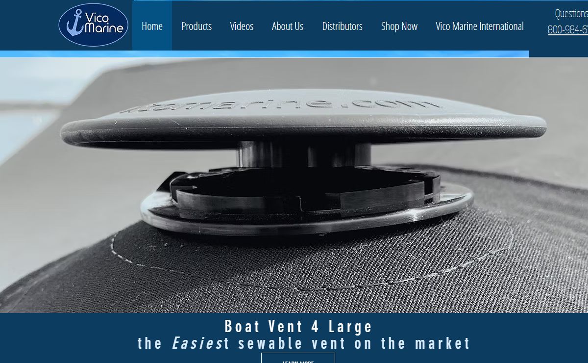 Boat Vents, Support Poles & Accessories | Vico Marine Inc.