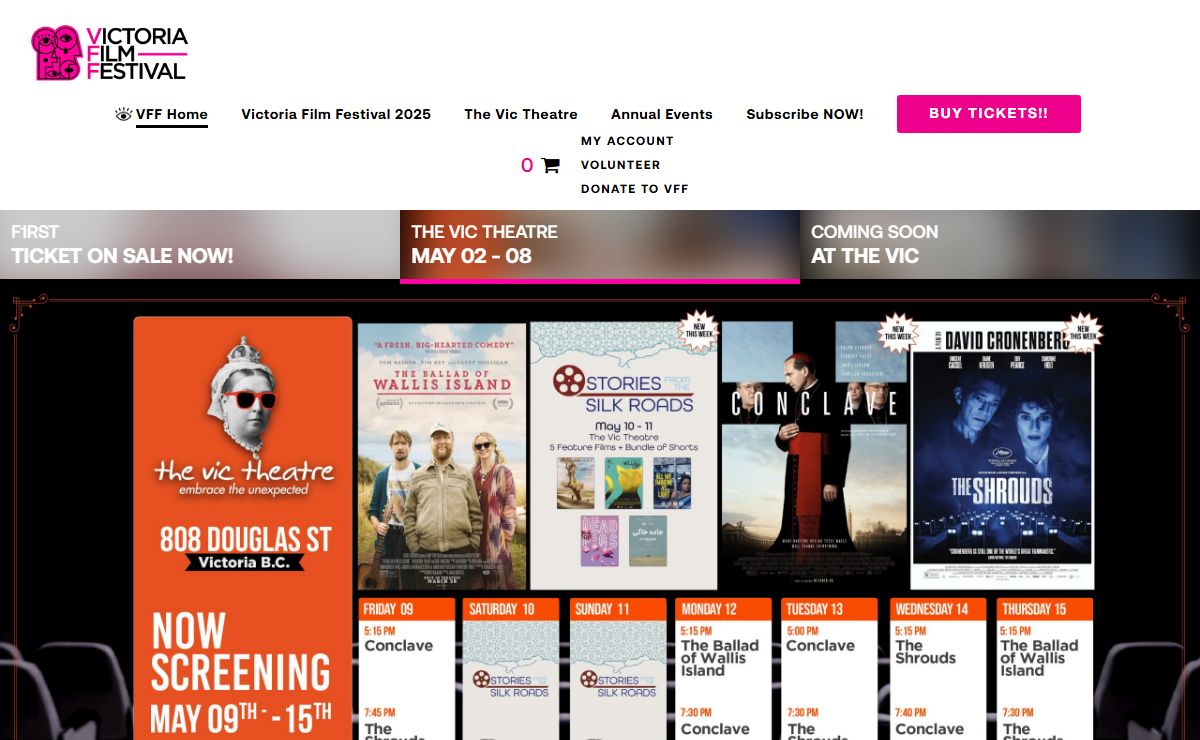 VFF Home - Victoria Film Festival