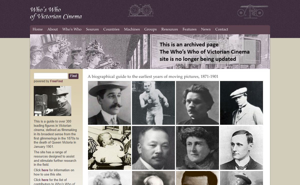 Who's Who of Victorian Cinema