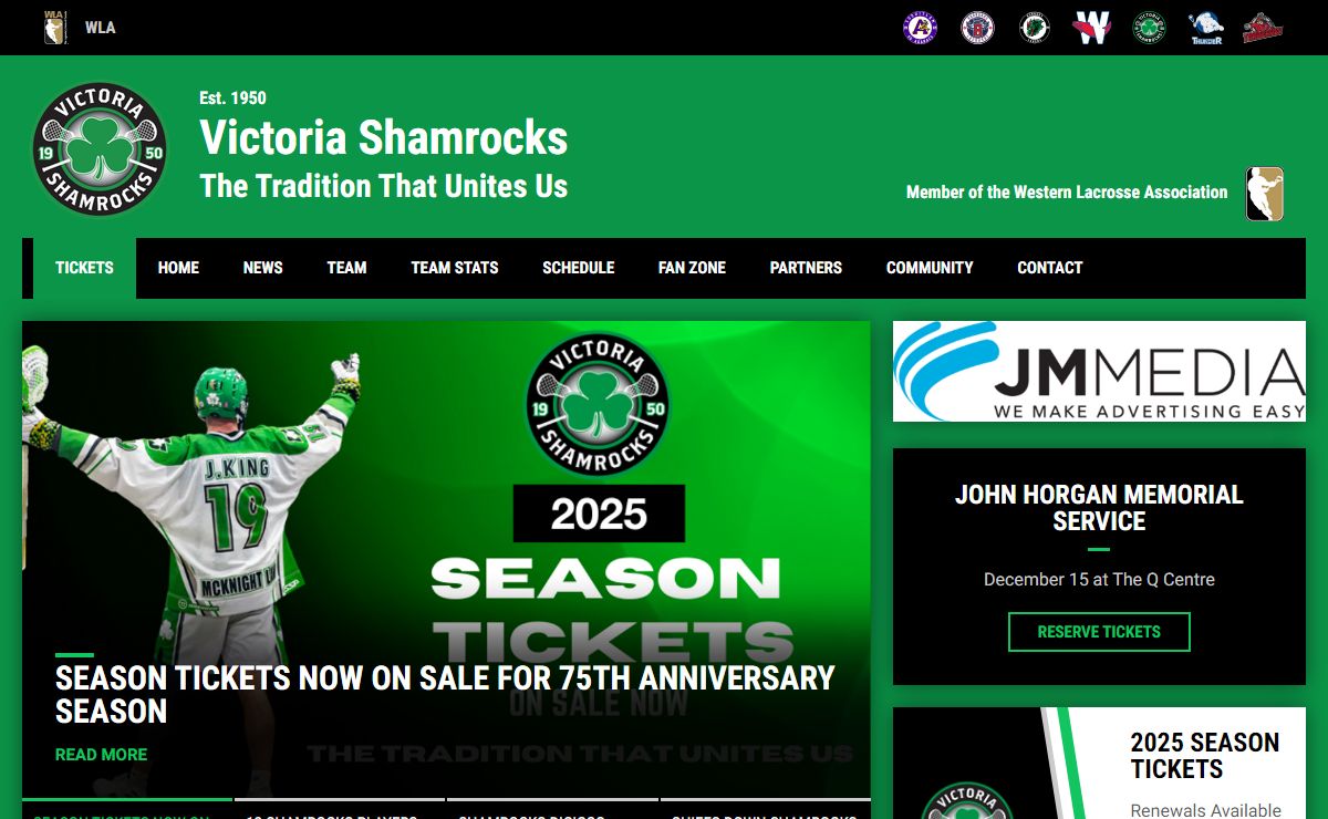 Home - Victoria Shamrocks