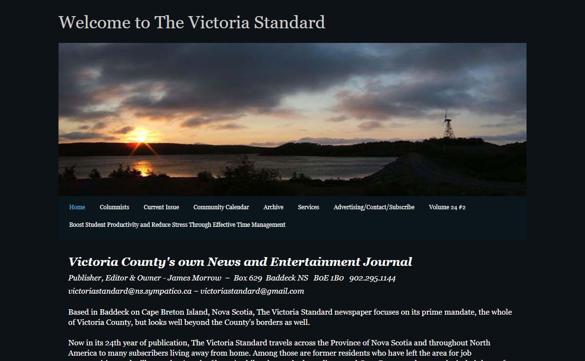 Welcome to The Victoria Standard - Home