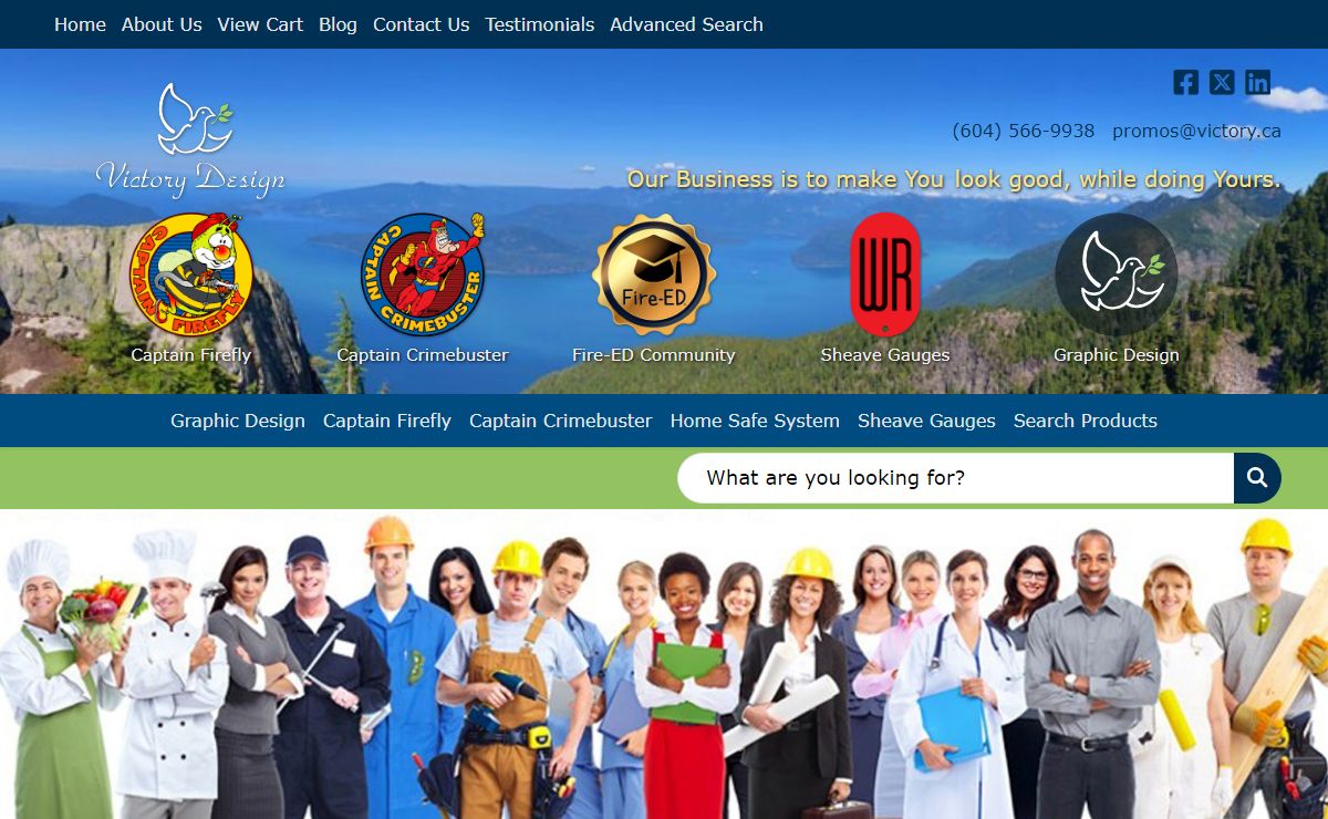 Victory Design Public Safety Education & Promotional Products: Home
