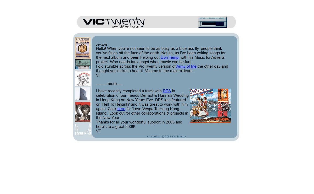 Welcome to Vic TWENTY!