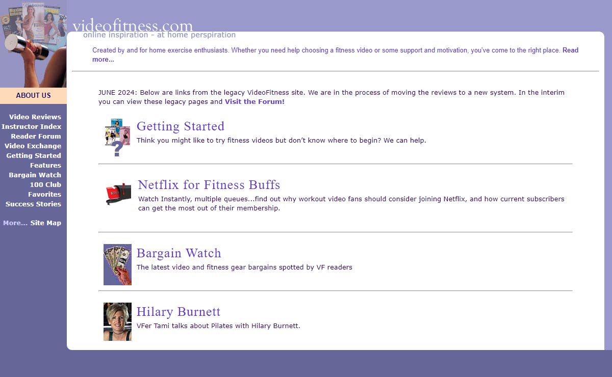 Video Fitness: consumer guide to exercise videos