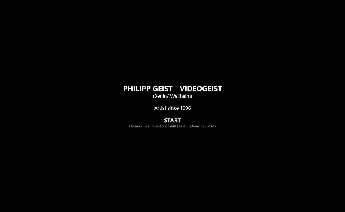 VIDEOGEIST | STUDIO PHILIPP GEIST