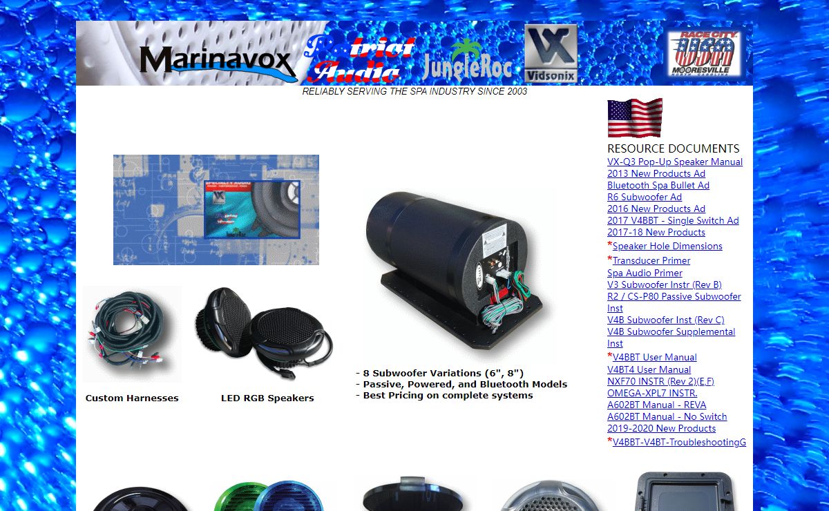Vidsonix Design Works Spa Page