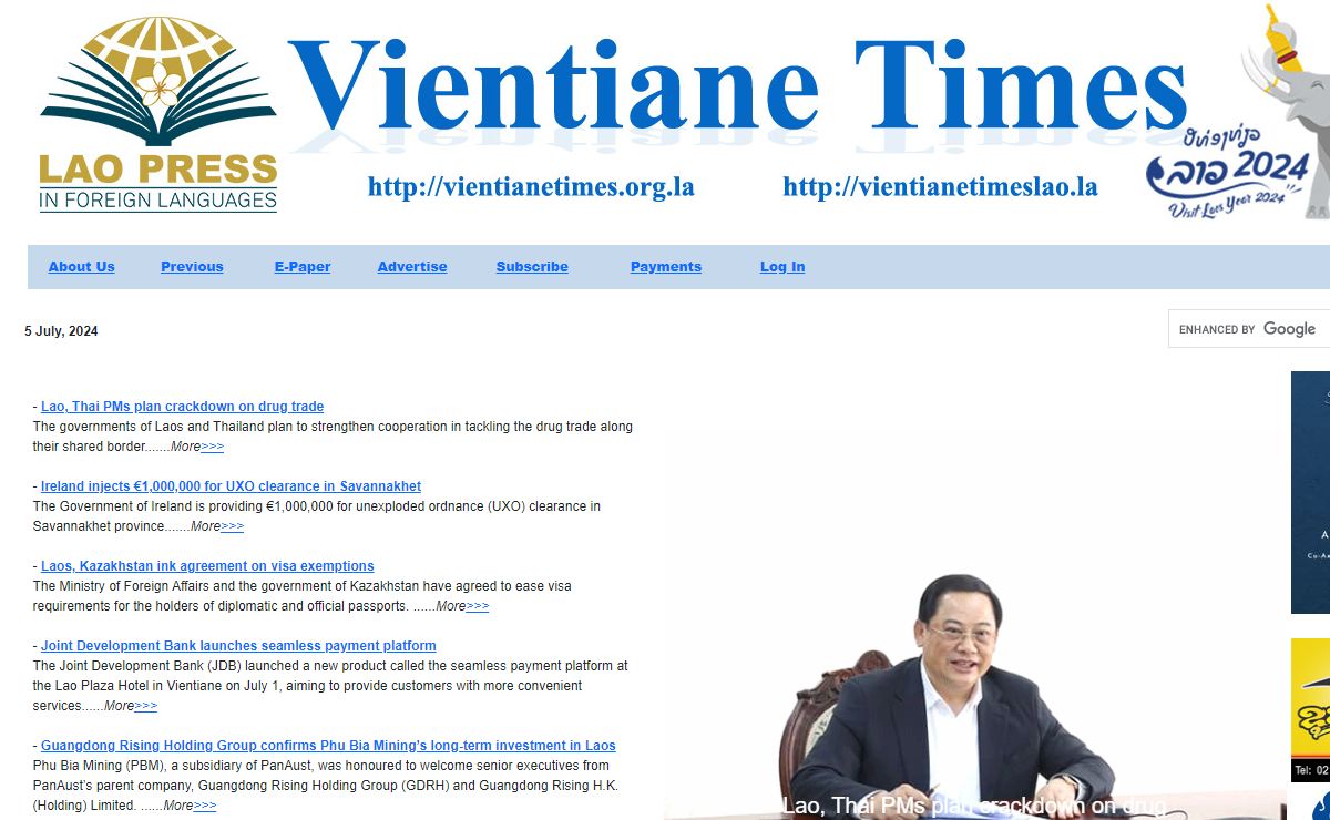 Vientiane Times