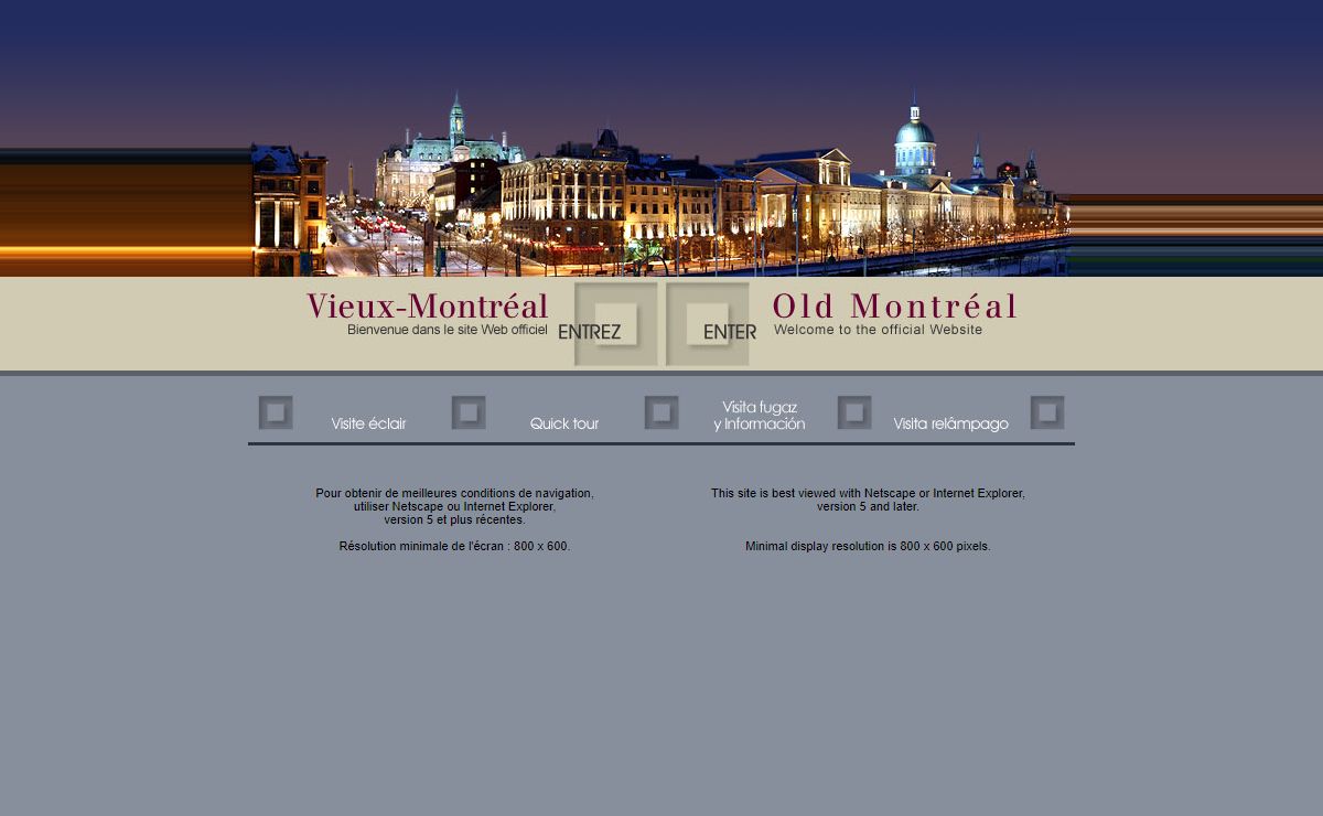 Vieux-Montréal : site officiel