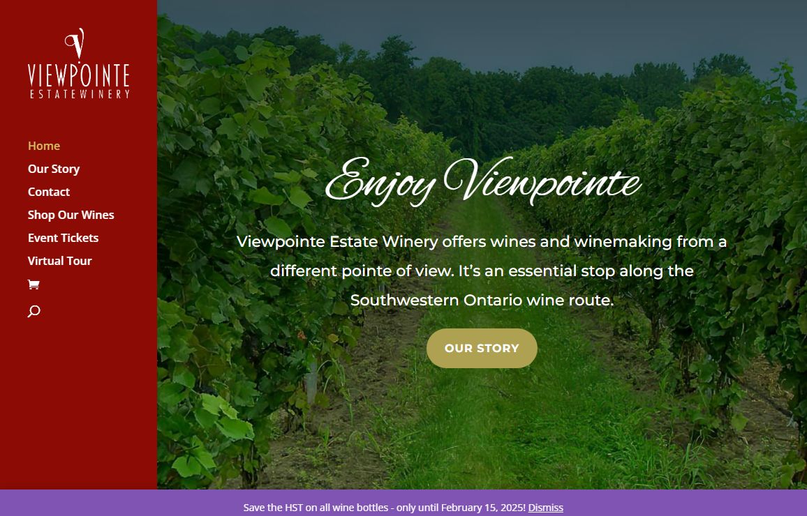Home - Viewpointe Estate Winery