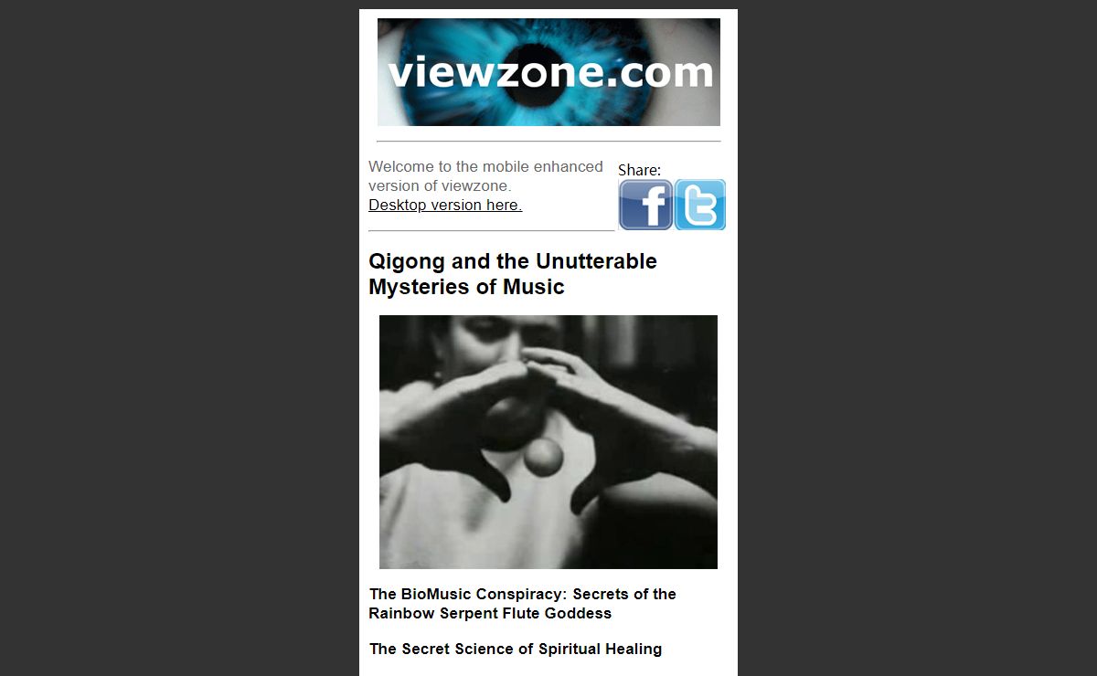 Viewzone Magazine: A look at life and human culture from different angles.