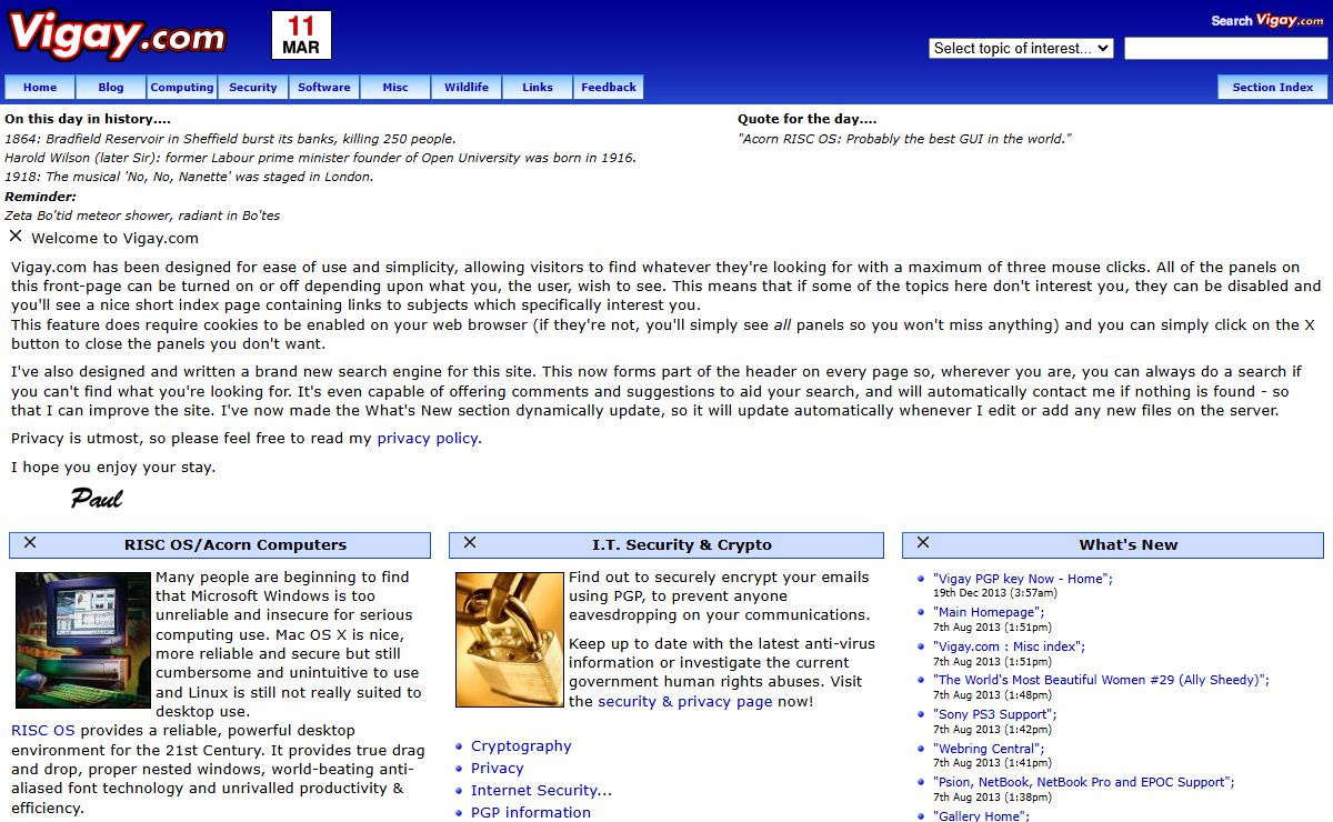Vigay.com : Main Homepage