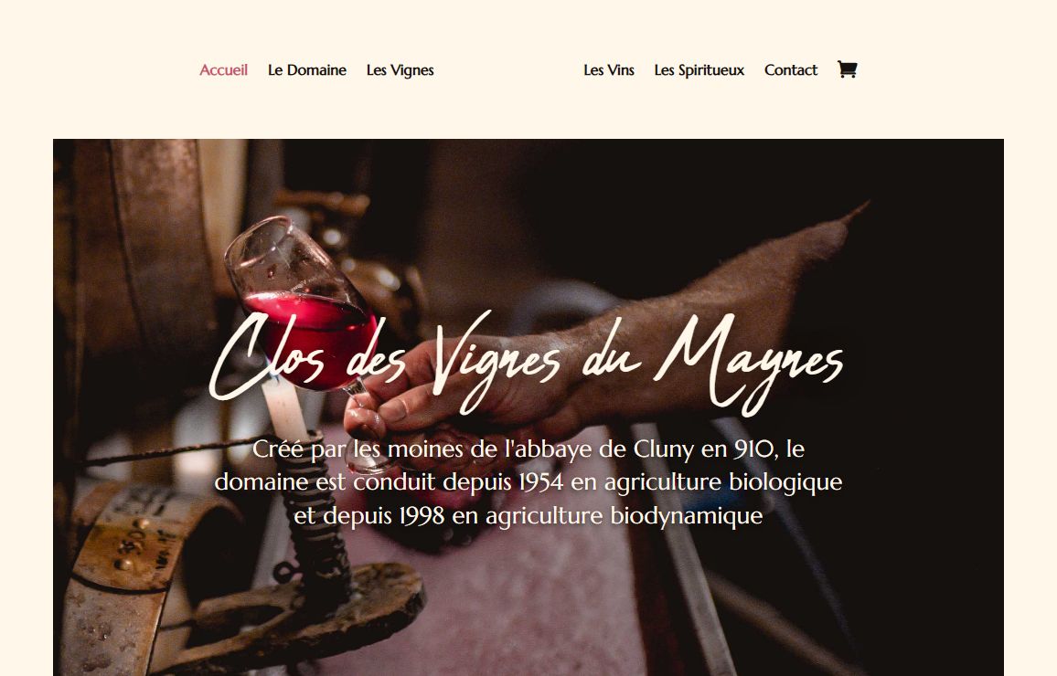 Clos des Vignes du Maynes – Domaine viticole en biodynamie à Cruzille