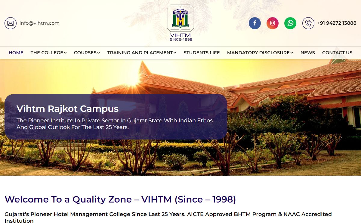 Top Hotel Management College in India | Exceptional Education & Training