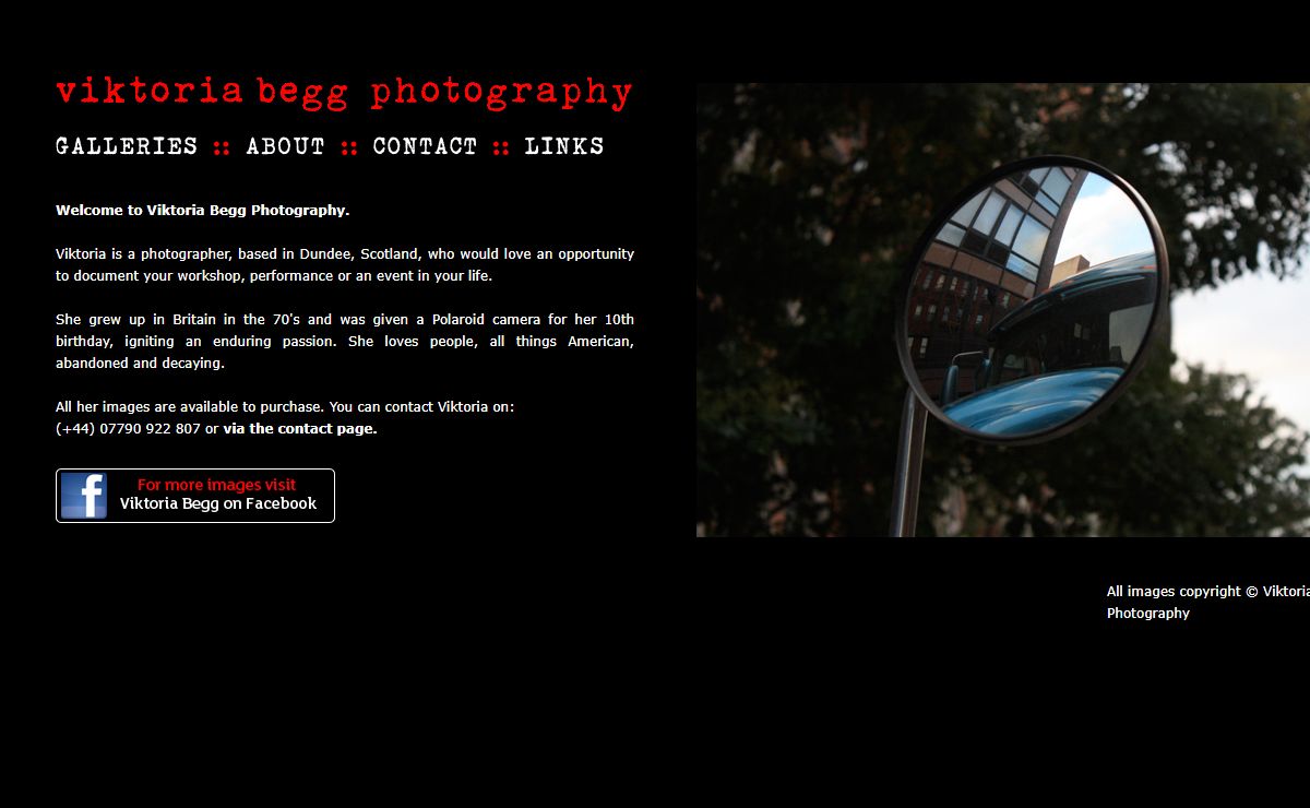 Viktoria Begg Photography - Photographer based in Dundee, Scotland. Homepage