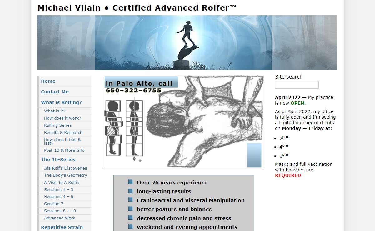 Michael Vilain • Certified Advanced Rolfer™